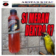 Minuman Burung Pleci Dextro 87 Multivitamin Burung- Makanan Burung - Vitamin Burung (PM) - Dextro 87 Obat Doping Multivitamin Minuman Burung Pleci Lomba - [vitamin MERAH] - DEXTRO  87