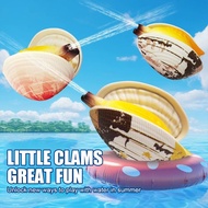 Clam Water Spray Toy Shell-Shaped Water Spray Toy for Summer Fun Compact Clam Water Spray Gadget Bea