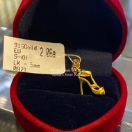 🇲🇾Emas916 Charm- High heel/shoes 22k