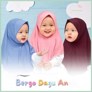 Almiftah kids-hijab baby chin aged 0-2.5 years / newborn chin headscarf jersey material