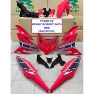 Rapido Cover Set Yamaha Y15ZR V1 V2 Kenny Robert 60th Red Yellow Cyan Accessories Motor Y15 Ysuku Red Color Cyan Y15ZR