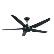 DEKA KRONOS F5P CEILING FAN WITH REMOTE CONTROL (BLACK) / DK10 56" REGULATOR CEILING FAN
