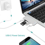 ONE - 5-in-1 PRO Hub for TYPE C USB-C MacBook Pro/Air PRO 5-in-1 SlILVER 轉換器 擴充神器 五合一