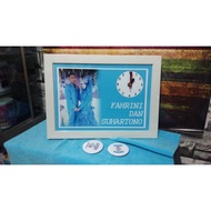 8 rw photo clock frame
