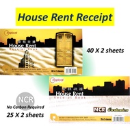 Tropical House Rent Receipt Book NCR (Resit Rumah Sewa)