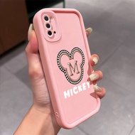 Case For Samsung Galaxy A03s A02s M02s F02s Round And Fat Personality Mouse Phone Soft Cloth Jacket