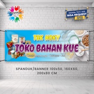 Spanduk Banner MMT Toko Sembako Toko Plastik Warung Serba Guna Toko Bahan Kue