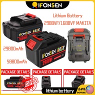 IFONSEN 3988Vf/2988Vf 88800mAh Lithium Battery Electric Drill Battery Lithium Battery for Power Tool
