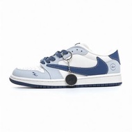 NIKE Jordan Air Jordan  Low 倒勾  『TS 聯名''白灰閃電藍勾融合24 波鞋 板鞋 籃球鞋 運動鞋