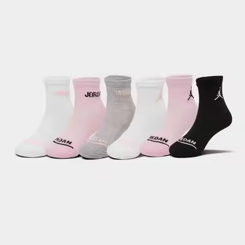 Jordan | Girls' Jordan Cushioned Ankle Socks (6-Pack)
