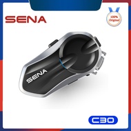 SENA C30 motorcycle helmet Bluetooth earphones wireless intercom AI active noise reduction HD speake
