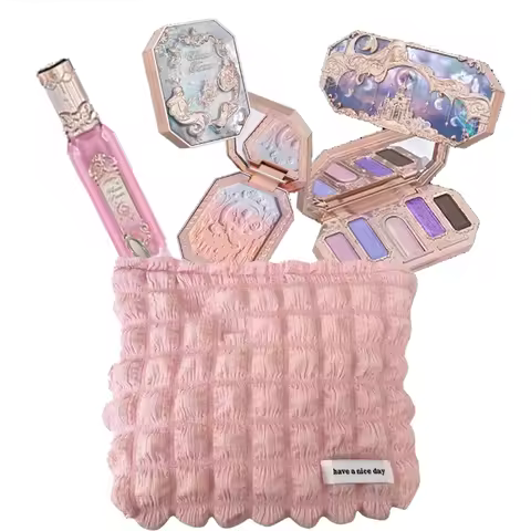 Flower Knows Makeup Full Set Moonlit Mermaid Eye Shadow Palette Matte Blush And Lipgloss Flowerknows