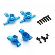 4Pcs Metal Front and Rear Upright Knuckle Arms Steering Knuckle Set for Tamiya TT02 TT-02 1/10 RC Ca