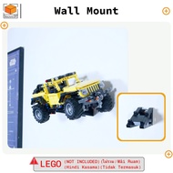 Flush Wall Mount For Lego Technic Jeep Wrangler (42122)