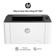 HP 108A 4ZB79A black and white laser printer - Print A4, A5, USB connection -