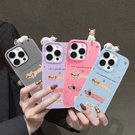 Case + Hippers Cutie Puppy Jelly Color 2 in 1 Oppo A1K A3S A3X A5i A3 NFC A5S A7 F9 A5X A5 2025 A5 P