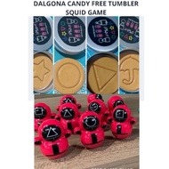 Dalgona candy/squid game candy Contains 2 free Tumbler candy