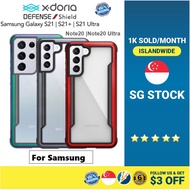 X-Doria Defense Shield Back Case for Galaxy Samsung S22 ultra / S22+ / S21 Ultra/ S21 Plus / S21/ Note20 Ultra / Note10