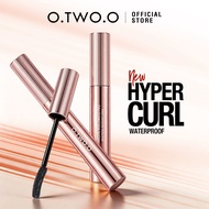 O.TWO.O 2-Piece Eye Beauty Kit, Dense Black Waterproof Lash Mascara & Portable Eyelash Curler for Da