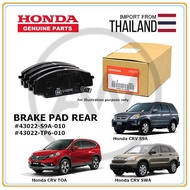 Original Honda CRV S9A SWA TOA 2002-2018 Rear Disc Brake Pad (43022-S9A-010/43022-TP6-010)