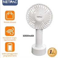 NETPAC Kipas angin mini portabel 6000mAh Brushless Motor kipas kipas 7200 rpm mini fan