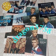 SEPAKET 2 KALENDER WESTLIFE TAHUN 2001 - 2002