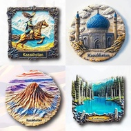 Kazakhstan Fridge Stickers Almaty Ascension Cathedral Gora Bokty Souvenirs Kaindy Lake Fridge Magnet