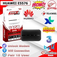 WIFI MODEM MIFI HUAWEI E5576 4G LTE E5576 UNLOCK ALL OPERATOR HUAWEI E5576 BLACK / Huawei Modem All 