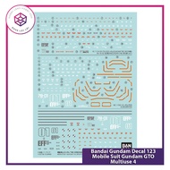Bandai Gundam Decal Accessories 123 Mobile Suit Gundam GTO Multiuse 4 [TAM]