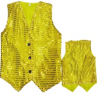 Trang phục biểu diễn Sequin dành cho nam giới: Thanh Ánh sáng sân khấu mới Kim sa khiêu vũ Lễ hội âm