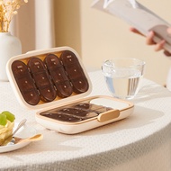 [ECOCO] ECOCO 7-Day Sorting Pill Box Dispenser Sealed Portable Small Seven-Day Medicine Dispensing C