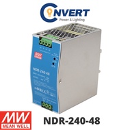 Mean Well NDR-240-48 (NDR-240) DIN RAIL Switching Power Supply AC/DC 24Vdc - 240W 48V 5A