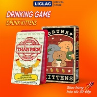 Vietnamese Drunk Kittens deck 52 cards - Drinking Game Cat Drinking to play with friends happily, Dr