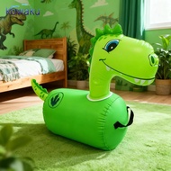 [vsrhkq] Kid Bouncy Dinosaur Toy Inflatable Riding Hopping Toy for Holiday Activity