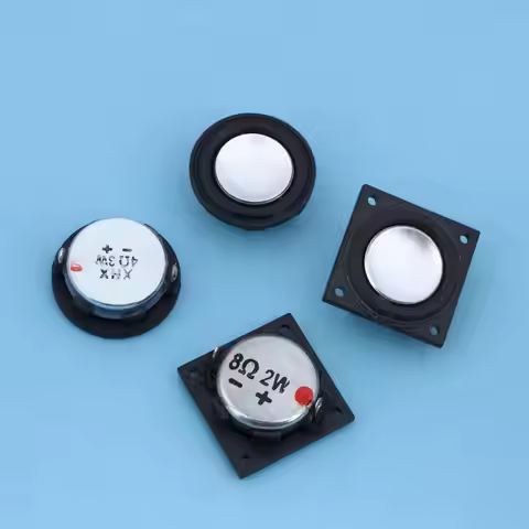 【C】1/2Pcs 1 Inch Mini Speaker 4R 3W 8R 2W Full Range Sound Midrange Bass PU Side Speaker Bluetooth U