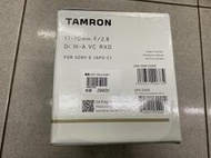 [公司貨未拆封全新品][高雄明豐] TAMRON 17-70mm F2.8 Di lll-A VC for Sony E