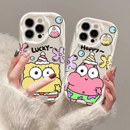 Cute Sponge Combination for Redmi 13 14C 12 9C Note 14 13 11 12 10 Pro A3 Mi 13T 14T 15T Pro Protect