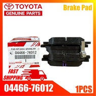 Genuine Toyota Rear Brake Pad 04466-76012 – Toyota Vios / Toyota Altis / NCP93 / NCP150 / NSP151 / Z