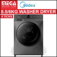 MIDEA MF200D85B 8.5/6KG WASHER DRYER (4 TICKS)