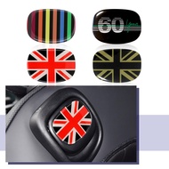 2PCS Car Rear Seat Handle Sticker Interior Decal Cover Protector For MINI Cooper F56 Hatchback Car S