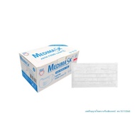 MEDIMASK-WHITE ผ้าปิดจมูก หน้ากากอนามัย medimask ทางการแพทย์ เมดิแมส 50 ชิ้น Mask ASTM LV 1 สีขาว ออกใบกำกับภาษีทักแชททุกครั้ง