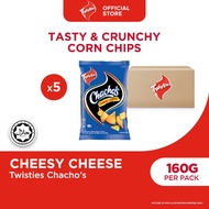 Twisties Chachos Big Pack Cheesy Cheese 160G (Bundle of 5/12)