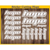 Sticker cutting Hope Stickers Sheet Bike Frame Cycle Cycling Bicycle Mtb Road