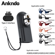 Ankndo Magnetic Type-c Charging Adapter Bone Conduction Headphones Charger Adapter for AfterShokz Aeropex AS800