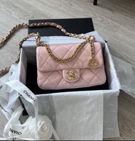 Chanel 23s flap bag 金幣包櫻花粉💗