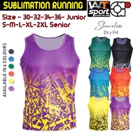 ARORA SPORTS WT-SPORT  SENIOR UNISEX SUBLIMATION RUNNING DRY FIT SHIRT_