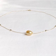 南洋金珠 芥子 項鍊 dt