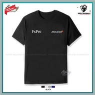 T Shirt Sulam McLaren Racing Team FxPro Formula 1 Performance Baju Lelaki Casual Cotton Fashion Embr