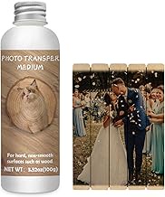 1DFAUL Photo Transfer Medium, 100g Gel Medium for Photo Transfer to Wood & Other Hard Surfaces, DIY 