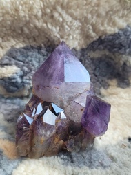 剛果大牙紫水晶骨幹城堡 #957g#DRC0005